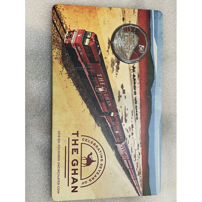 The Ghan train commemorative 2019 coin