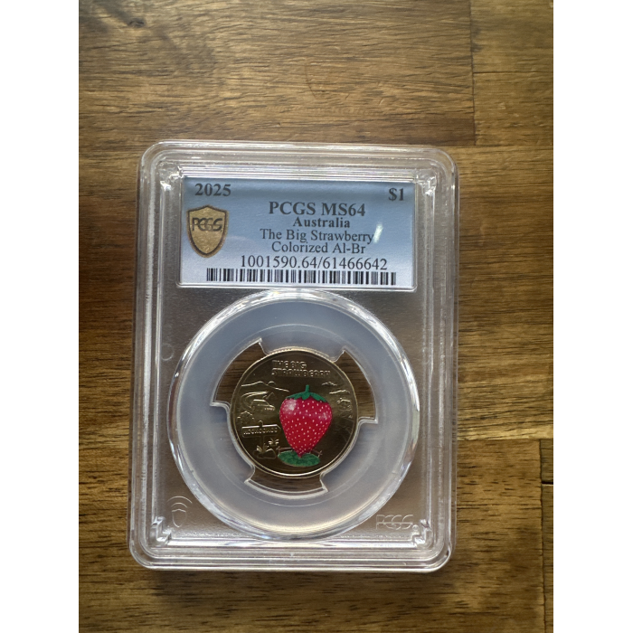 2025 - $1 - MS64 - The Big Strawberry