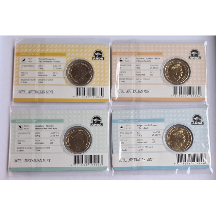 2020 $1 Mob Of Roos ANDA Money Expo carded coin set