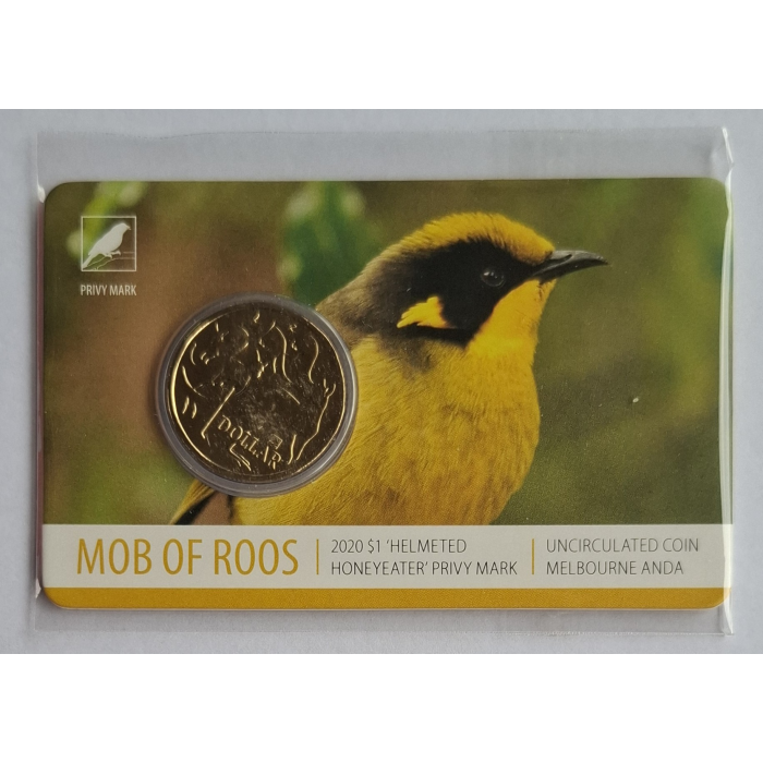 2020 $1 Mob Of Roos ANDA Money Expo carded coin set