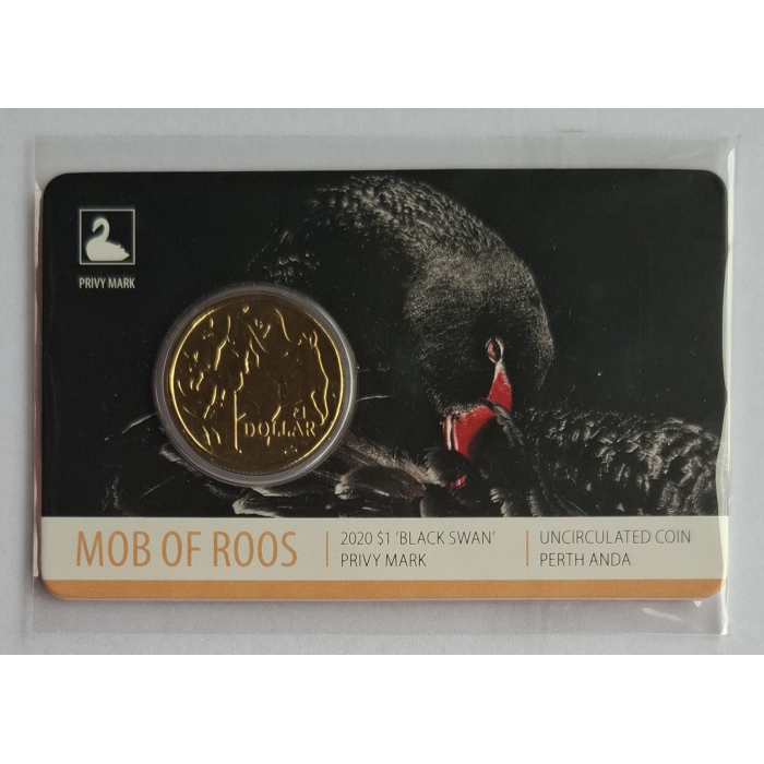 2020 $1 Mob Of Roos ANDA Money Expo carded coin set