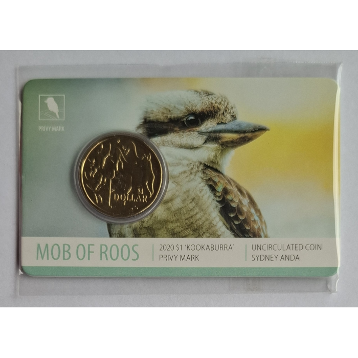 2020 $1 Mob Of Roos ANDA Money Expo carded coin set