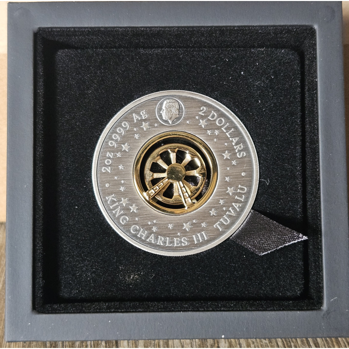 2025 Perth Mint Ferris Wheel 2oz Silver antiqued finish