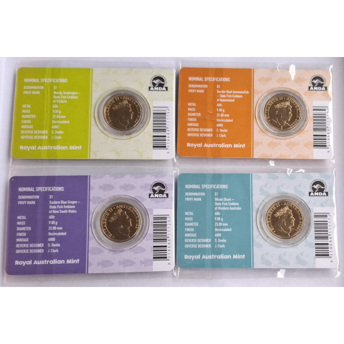 2022 $1 Mob Of Roos ANDA Money Expo carded coin set