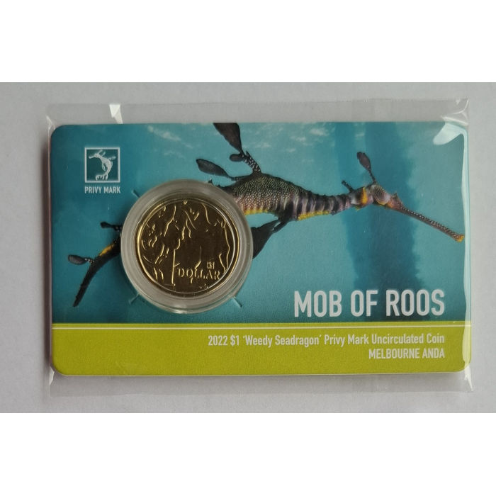 2022 $1 Mob Of Roos ANDA Money Expo carded coin set