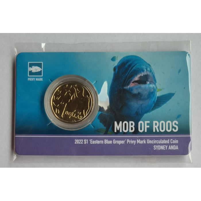2022 $1 Mob Of Roos ANDA Money Expo carded coin set