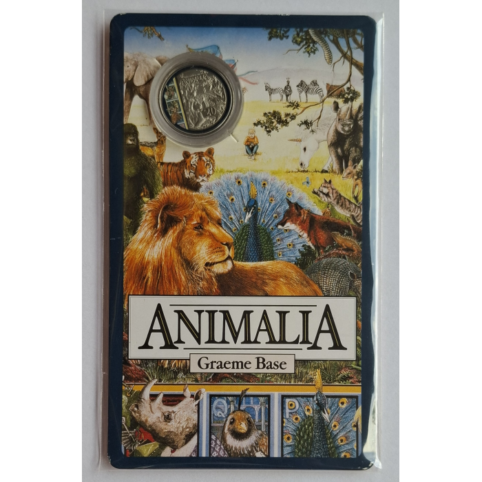 2021 20c Animalia - 35th Anniversary Carded coin