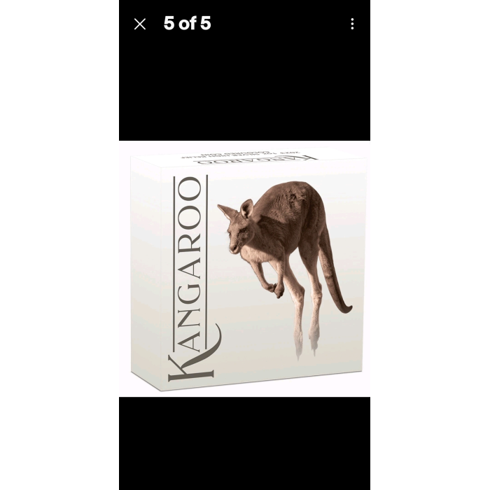 2023 $1 Australian Kangaroo 1oz Silver Proof High Relief Coloured Coin