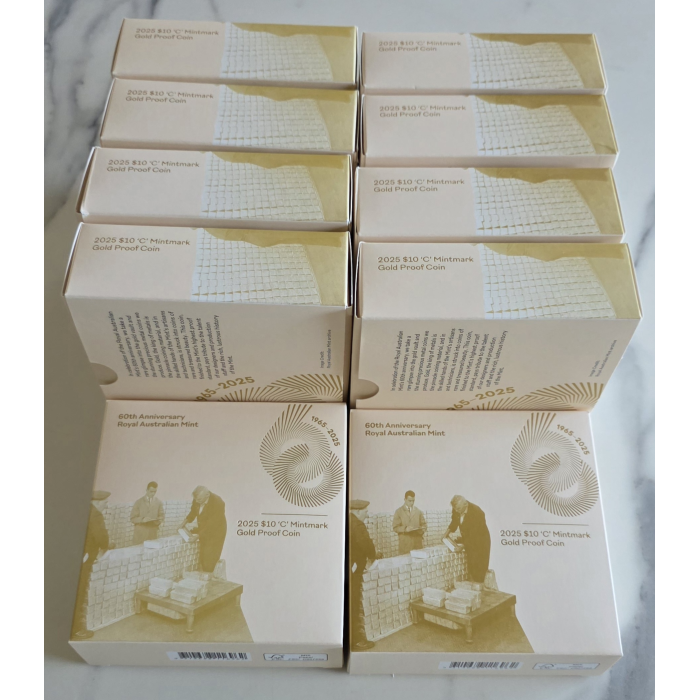 1/10oz GOLD 2025 the 60th anniversary of RAM 