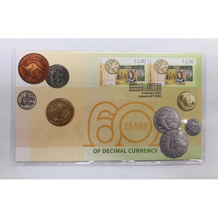 2026 $1 60 Years Of Decimal Currency PNC - Mintage: 7,000