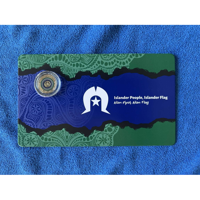 2025 $2 Torres Strait Flag 30th Anniv C Mintmark Coloured Coin