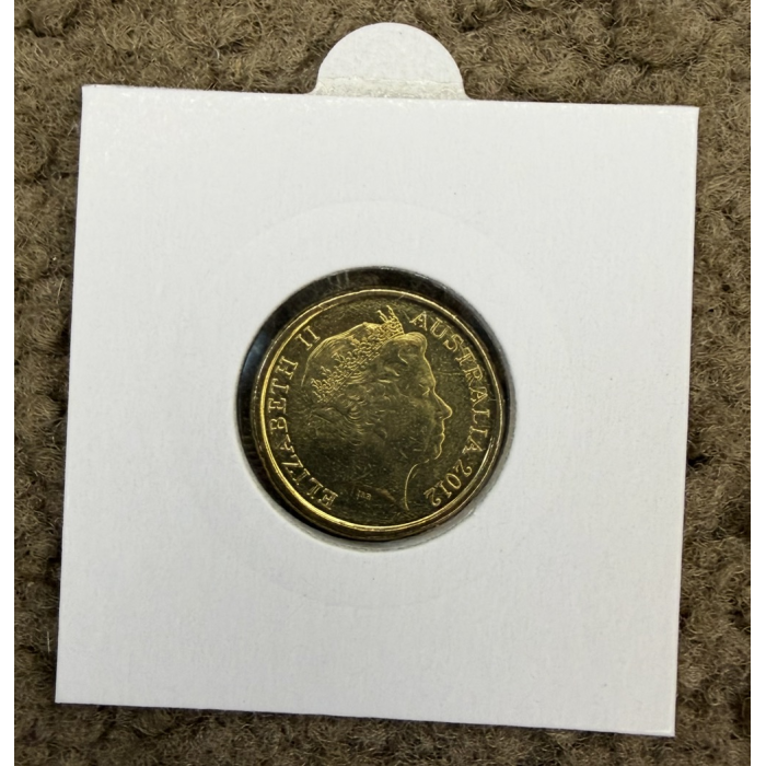 2012 $2 Red Poppy Coin UNC – From Roll, No Paint Chips