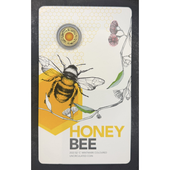 2022 $1 Honey Bee C Mintmark Coin in Card – Royal Australian Mint
