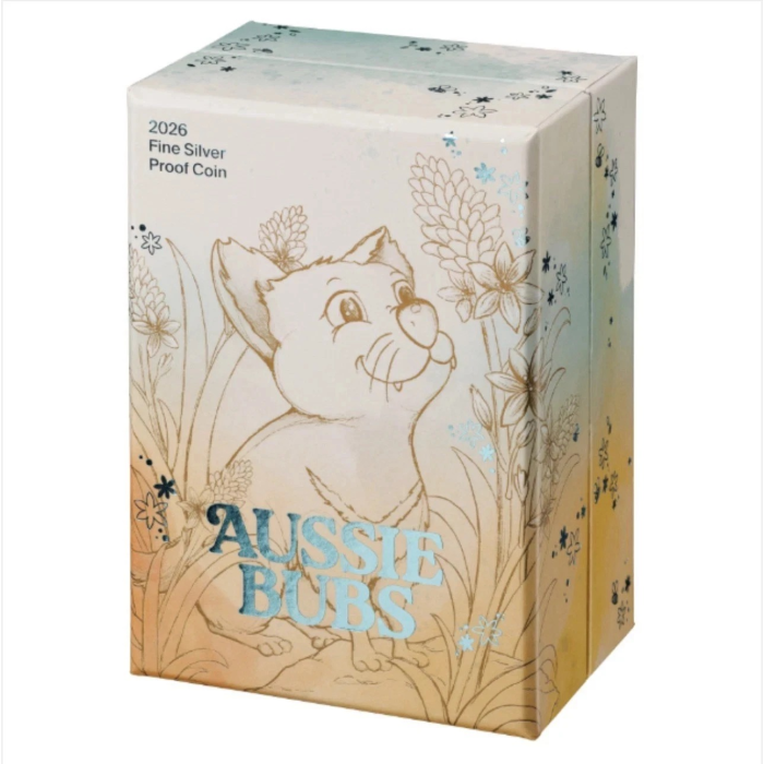 Aussie Bubs 2026 Baby 1oz Pure 999 Silver Bullion Coin Proof 5 Dollar Coin