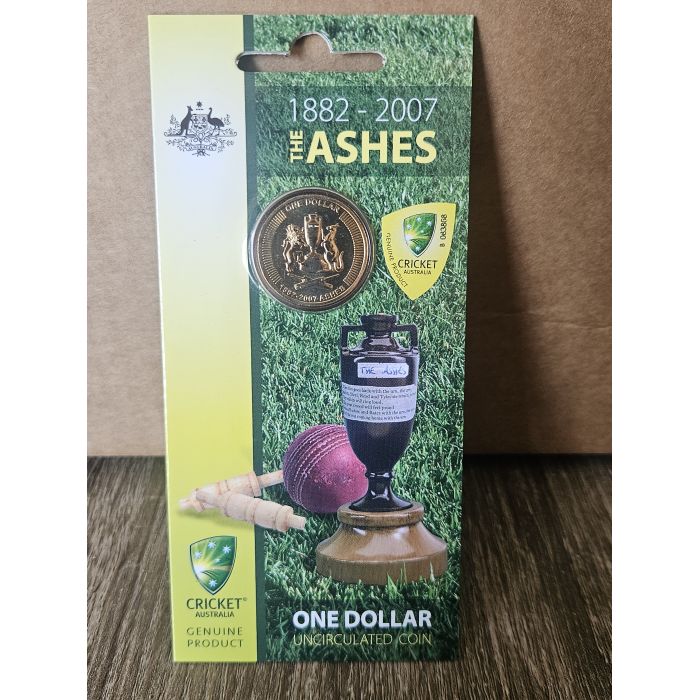 2007 The Ashes $1 on card