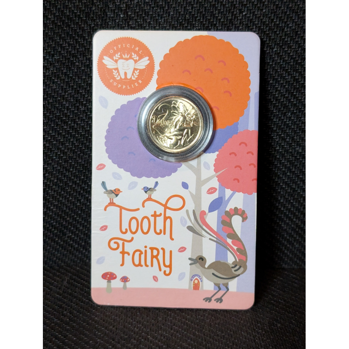 2025 $2  tooth fairy coin on card 