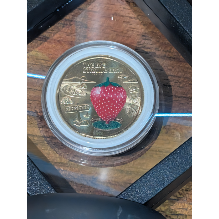 2025 Aussie Big Things 2 Folder Red Strawberry and 12 coins 