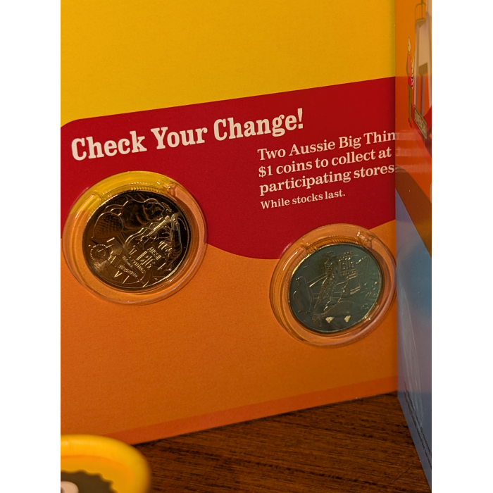 2025 Aussie Big Things 2 Folder Red Strawberry and 12 coins 