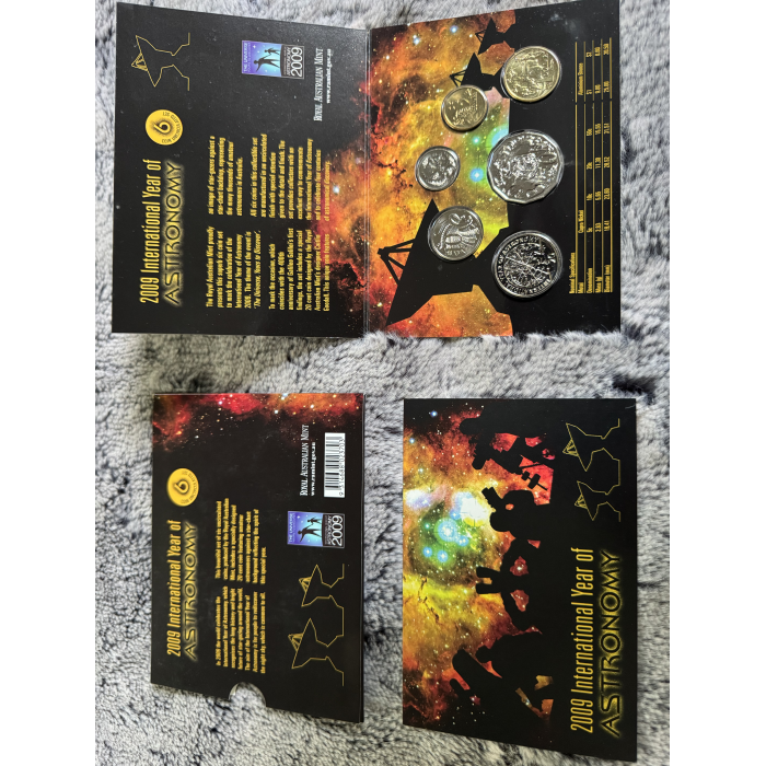 2009 RAM International year of Astronomy 6 coin Uncirculated Mint year set 