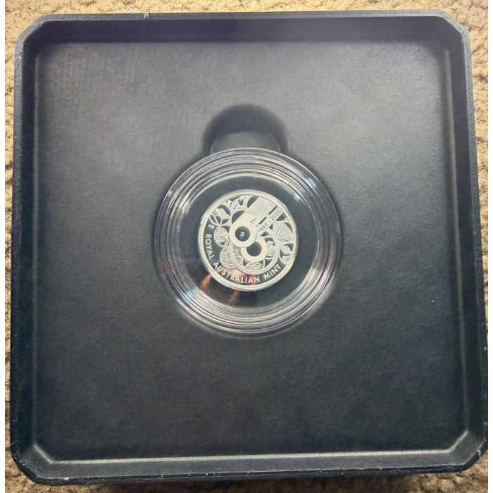 2025 $1 ‘C’ Mintmark Silver Proof Coin – 60th Anniversary Royal Australian Mint