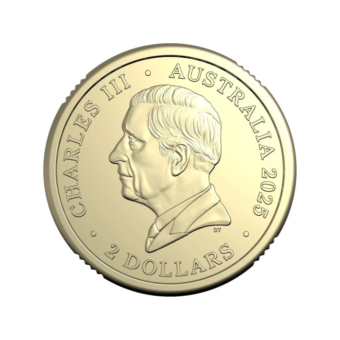 Torres Strait Islander C Mintmark Flag 30 Years Two Dollar $2 Coin Australia UNC