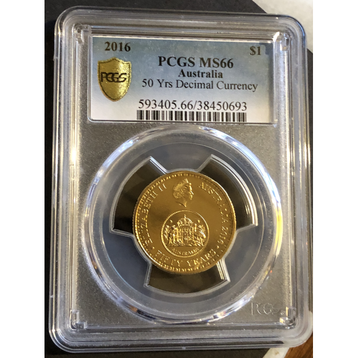 2016  PCGS MS66 50 Years of Decimal Currency Low mintage