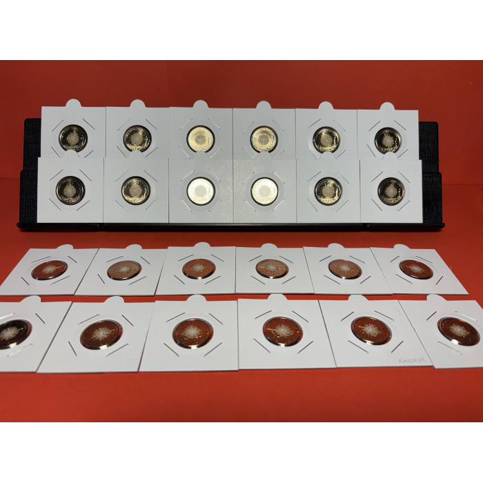 2026 $2 Dawn Service PAIR (2) of Coloured Uncirculated Coins in Lighthouse 2x2s