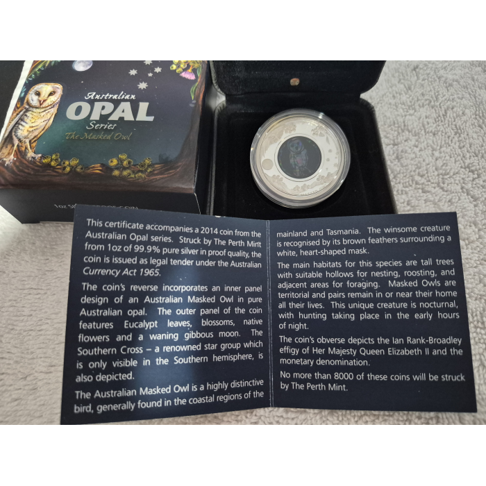 2014 Australian Opal Masked Owl