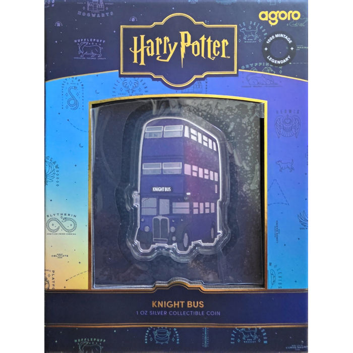Agoro Harry Potter The Knight Bus 1oz Silver Number #5/1000