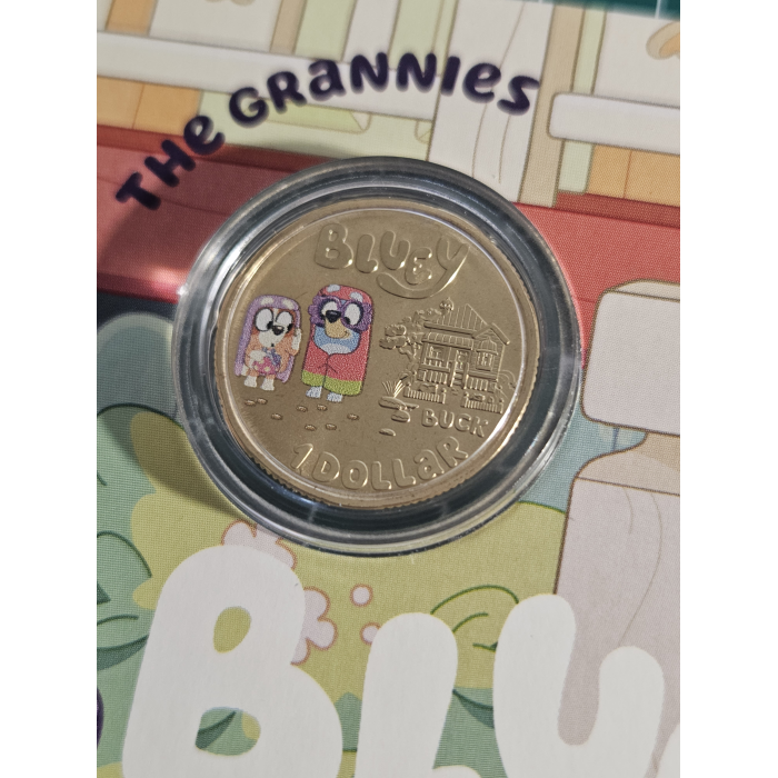 Bluey..! $1- carded coins