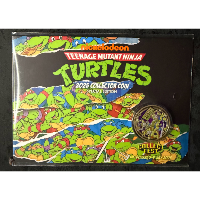 2025 $1 Teenage Mutant Ninja Turtles CollectFest Special Coin Signed