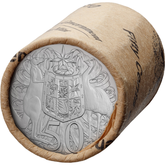 ROYAL AUSTRALIAN MINT - 2025 50C COIN ROLL | NON PREMIUM