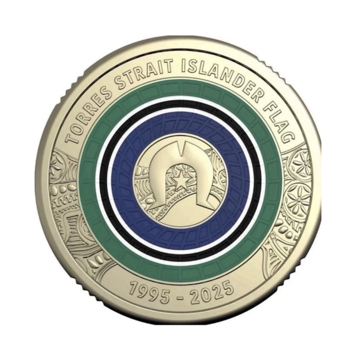 2025 - $2- UNC (- Torres Strait Islander Flag Coin