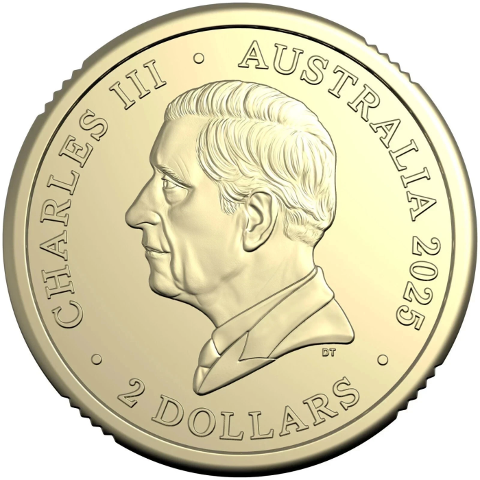 Torres Strait Islander Flag Two Dollar $2 Coloured Coin Straight Australia - UNC