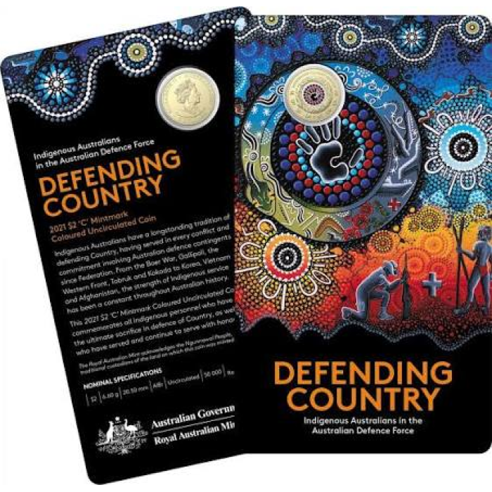 2021 $2 C Mint - Indigenous Australians in the Defence Force - IMS