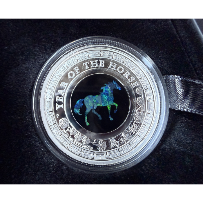 Australian Opal Lunar Series 2026 Year of the Horse 1oz Silver Proof Coin