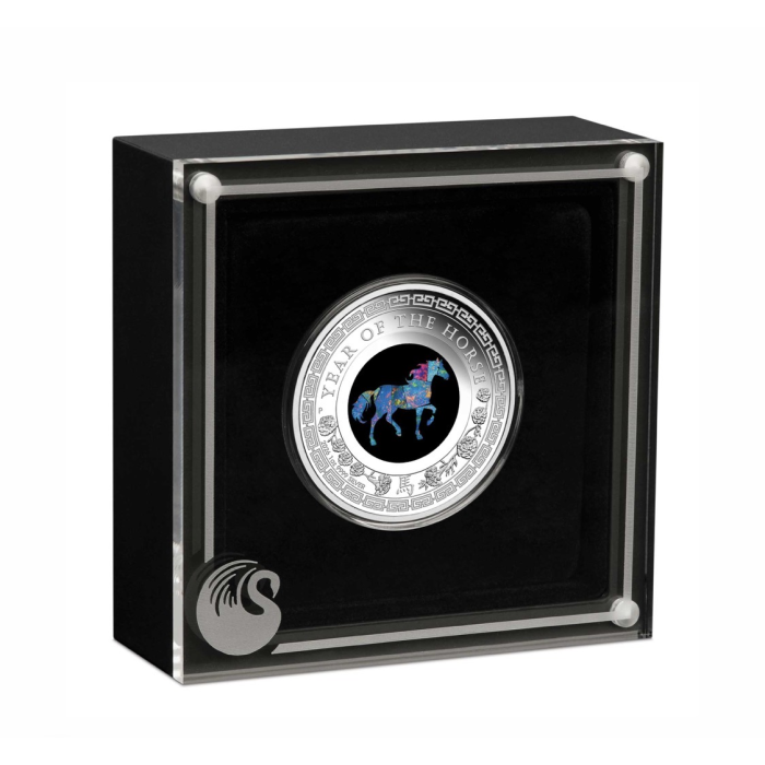 Australian Opal Lunar Series 2026 Year of the Horse 1oz Silver Proof Coin
