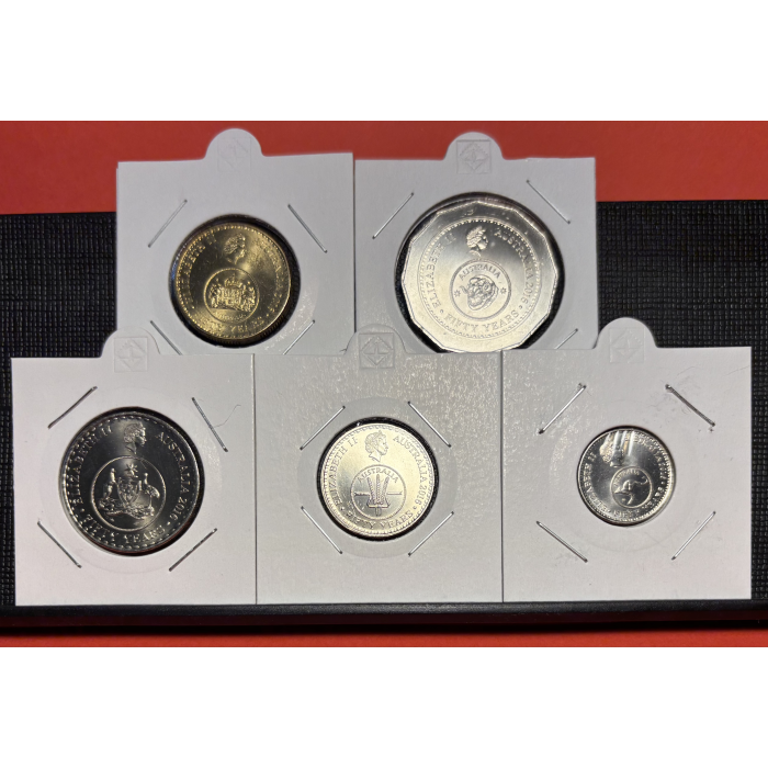 1966 > 2016 CHANGEOVER BUNDLE - All 6 coins uncirculated 