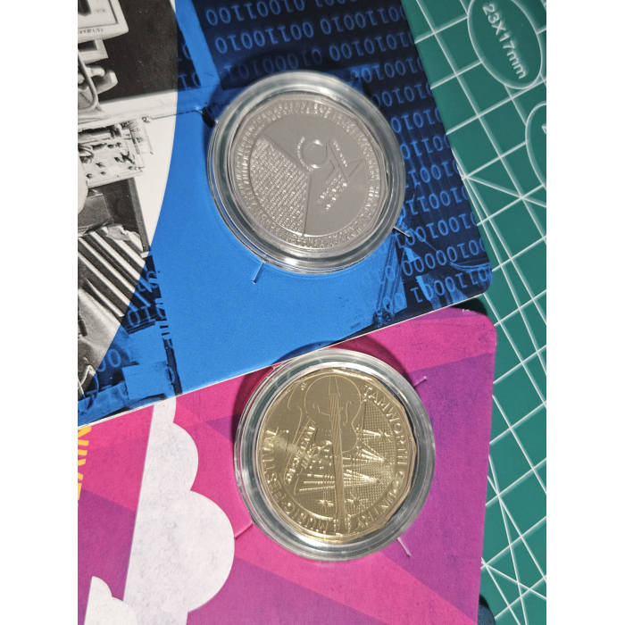 Mixed 7 carded coins, koala, Tamworth, reveal,  overlord, Ivanhoe, cammaleers, M