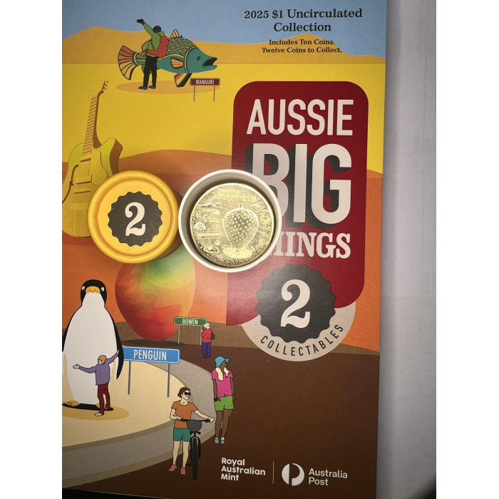 Aussie Big Things 2 2025 - Complete 12 Coin Set – 10 in Tube + 2 Register coins