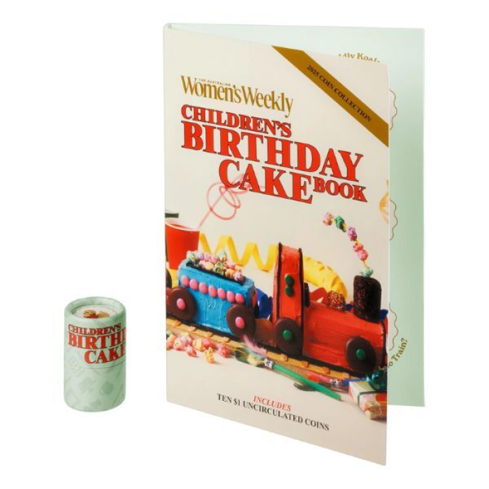 2025 Women's Weekly Birthday Cake 10x UNC $1 Folder & Coin Tube