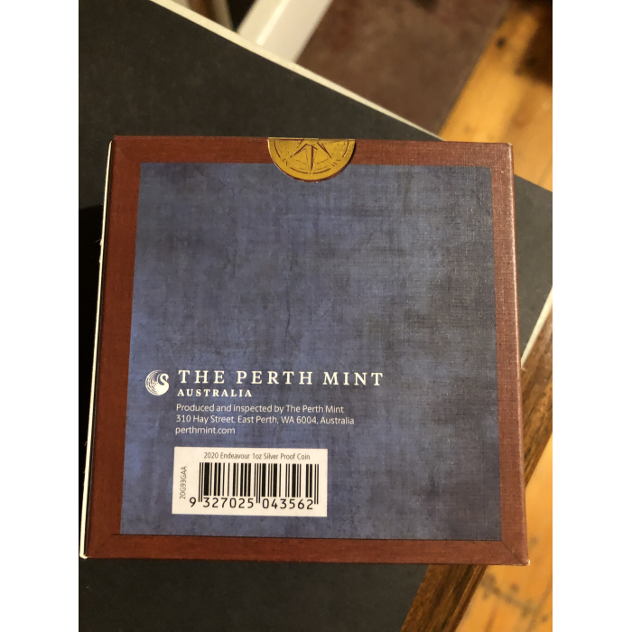 2020 Voyage of Discovery 1 oz $5  Fine Silver Proof boxed Coin