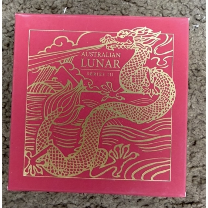 Perth Mint 1/10oz Gold Coin 2024 – Year of the Dragon .9999 Gold Proof 