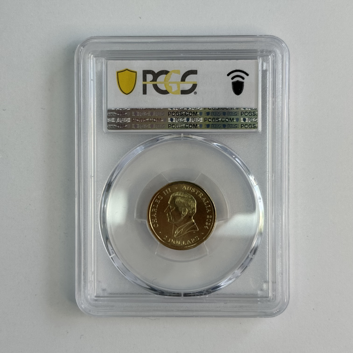 2024-C Mint War Animals Remembrance Purple Poppy $2 PCGS MS70 TOP POP