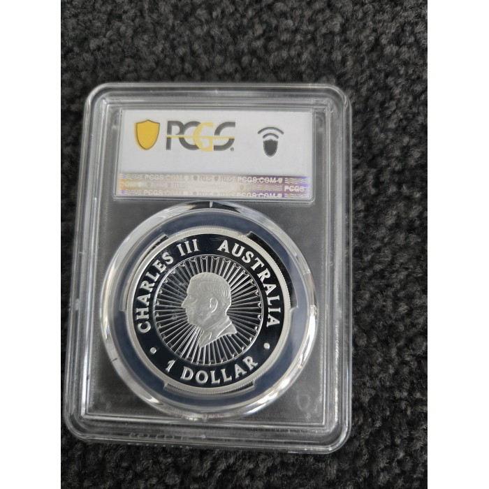 Great Southern Land Chrysoprase 1oz silver PR69