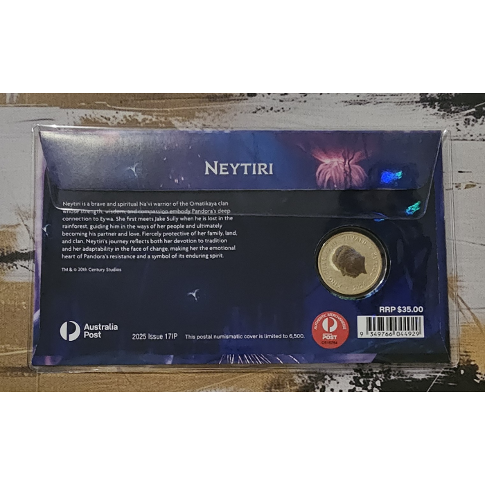 2026 $1 Avatar Neytiri - Coloured Coin in PNC