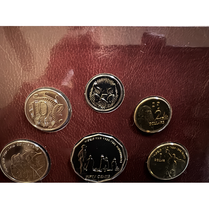 2005 RAM 60th Anniversary end of WW2 6 coin Uncirculated Mint year set 