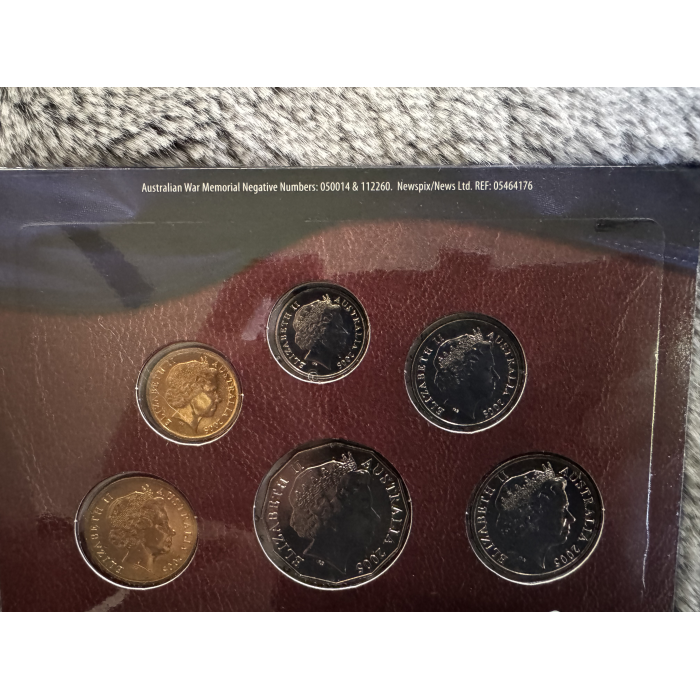 2005 RAM 60th Anniversary end of WW2 6 coin Uncirculated Mint year set 