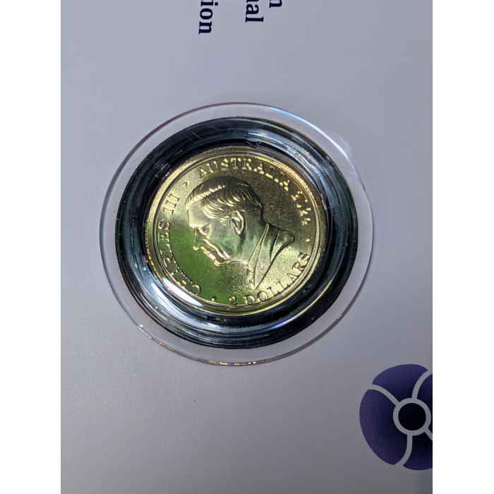 2024 "Purple Poppy" $2 Dollar C Mintmark War Animals Remembrance Coin Carded