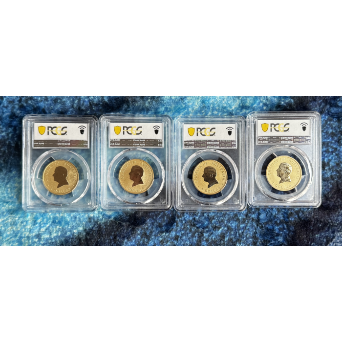 2024 $1 Kalkadoon + 2025 $1 Green Emu  $1 Black Cockatoo $1 Blue River ALL MS69